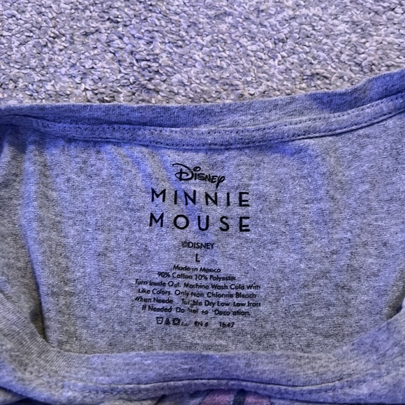Grey Minnie Mouse shirt - Picture 4 of 4